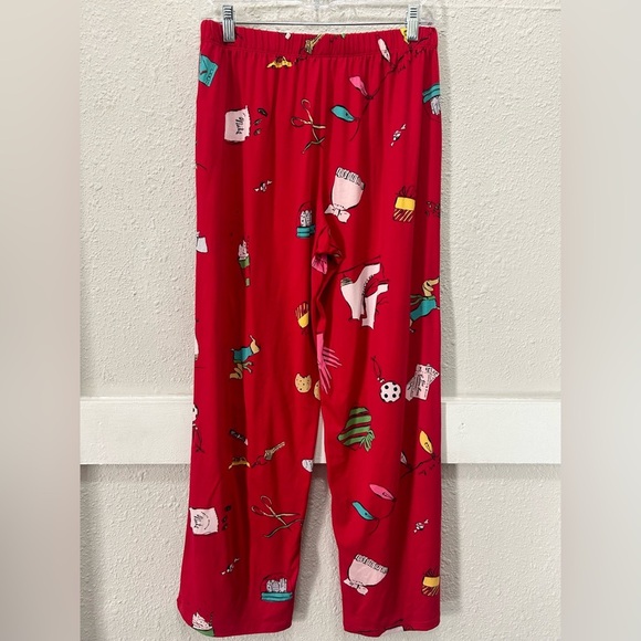 Kate Spade Holiday Christmas Pajama Pants Size M NEW - Picture 4 of 4